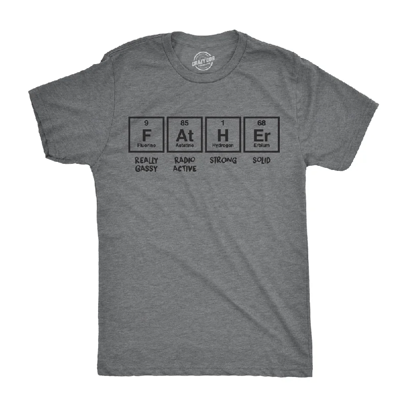 Personalized T-Shirt For Team Fundraisers-Father Periodic Table Men's T Shirt