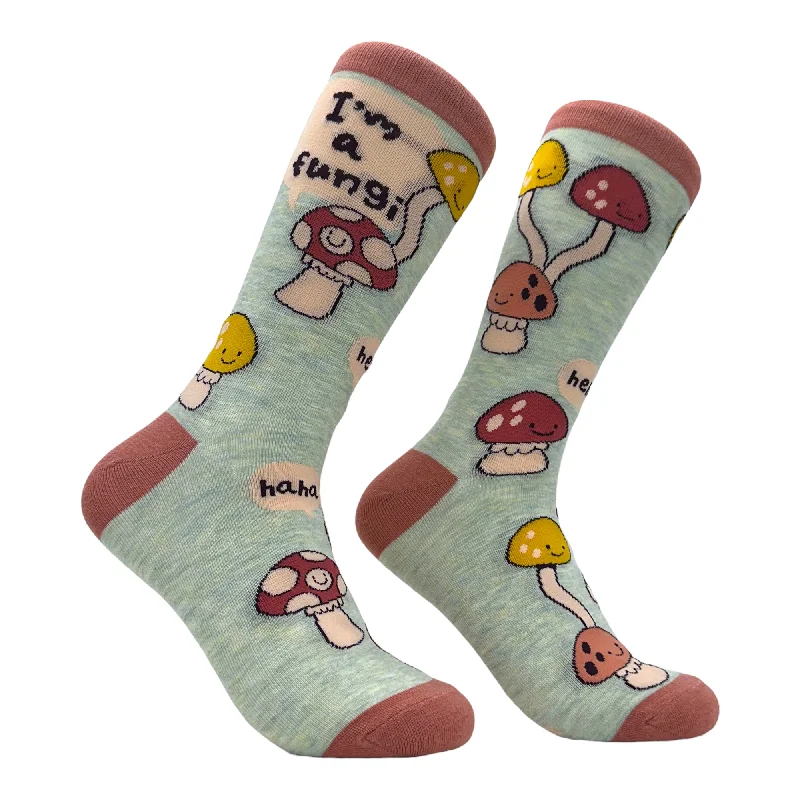 Personalized Socks For Holiday Matching-Women's Im A Fungi Socks