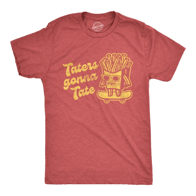 Custom T-Shirt For Matching Outfits-Taters Gonna Tate Men's T Shirt