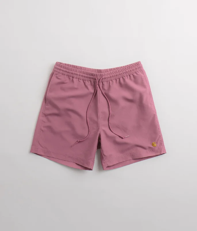 Custom Printed Shorts For Running Events-Carhartt Chase Swim Trunks - Magenta / Gold