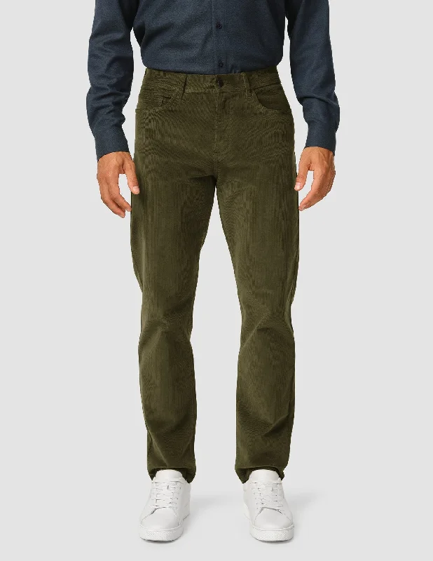 Personalized Pants For Stylish Comfort-Corduroy Pants Nightfall Green