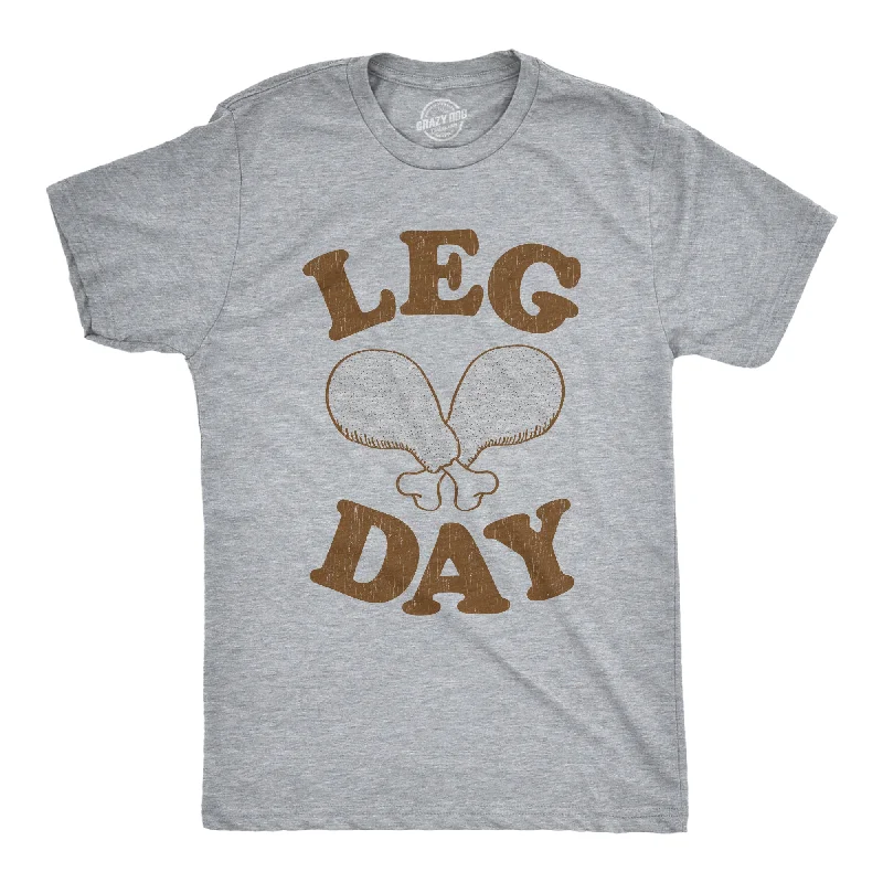 Personalized T-Shirt With Inspirational Quotes-Leg Day Men's T Shirt