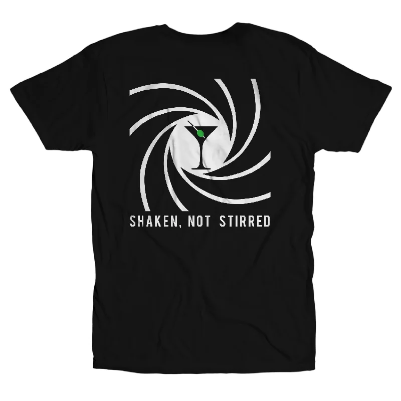 Personalized T-Shirt For Couples Gifts-Shaken, Not Stirred Unisex Tee