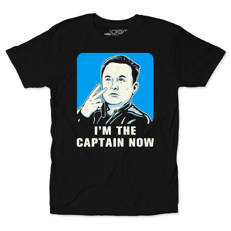 Custom Graphic T-Shirt For Men-I'm The Captain Now Unisex Tee