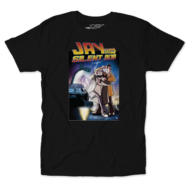 Personalized T-Shirt With Custom Colors-Jay & Silent Bob Back to the Future Tee