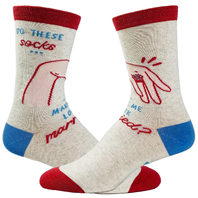 Personalized Socks For Custom Logo-Women's Do These Socks Make Me Look Married Socks