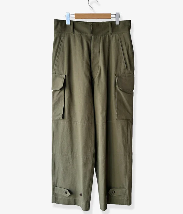 Personalized Pants For Evening Wear-blurhms ROOTSTOCK/COTTON SERGE 47 PANTS (OLIVE)