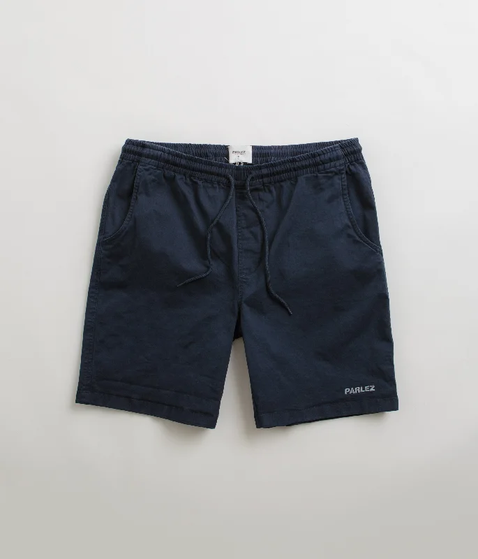 Personalized Shorts For Outdoor Competitions-Parlez Blakey Shorts - Navy