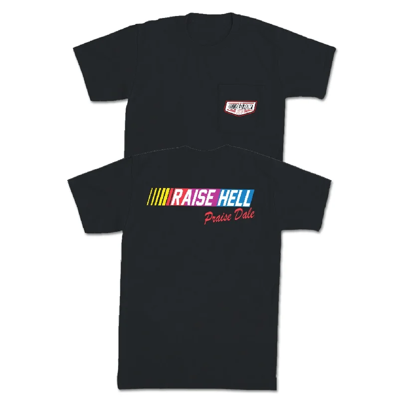 Personalized T-Shirt For Memorial Gifts-Raise Hell Praise Dale Pocket Tee