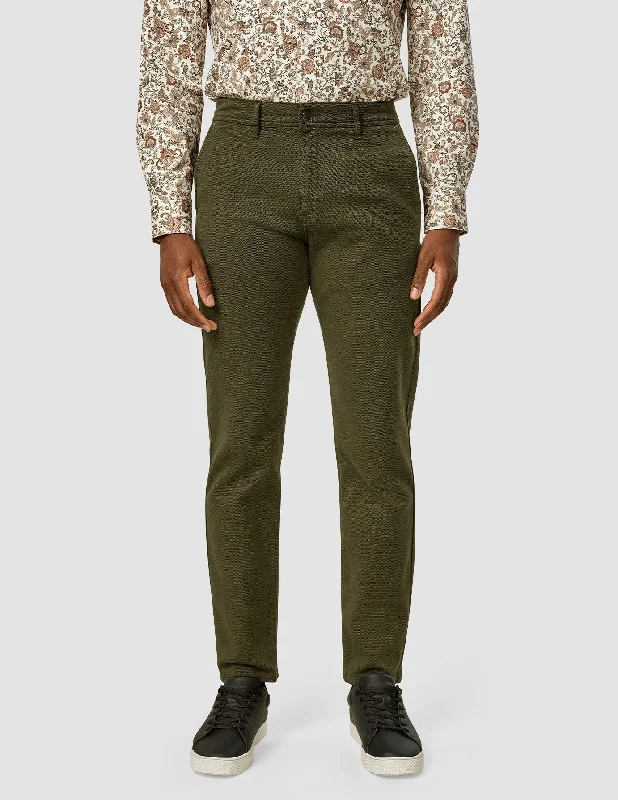 Custom Linen Pants-Classic Pants Regular North Green