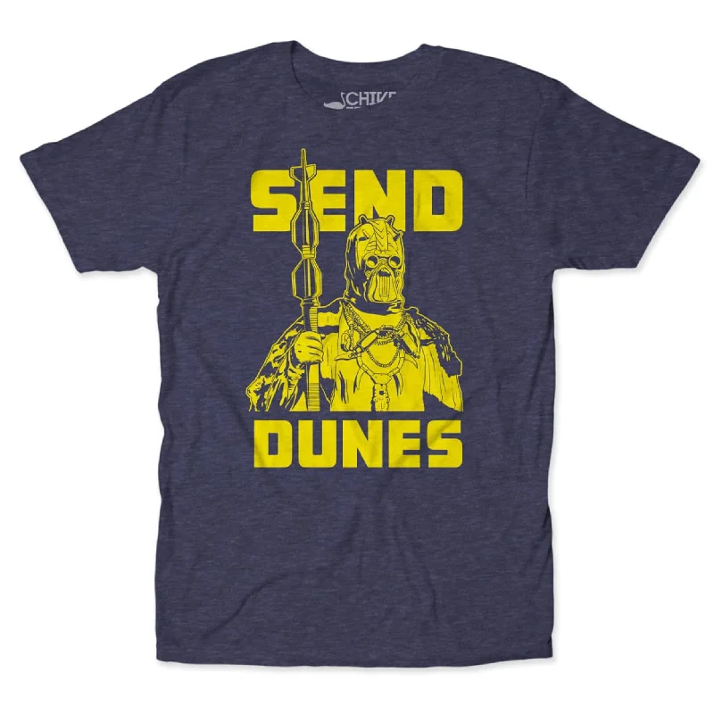 T-Shirt With Custom Comic Designs-Send Dunes Unisex Tee