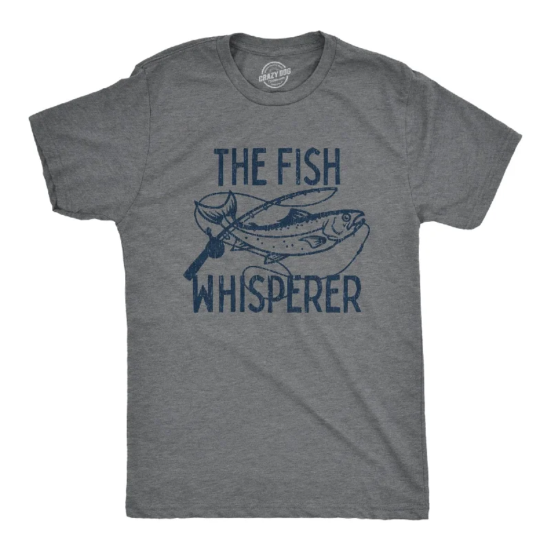 Custom Printed T-Shirt For Pet Lovers-The Fish Whisperer Men's T Shirt