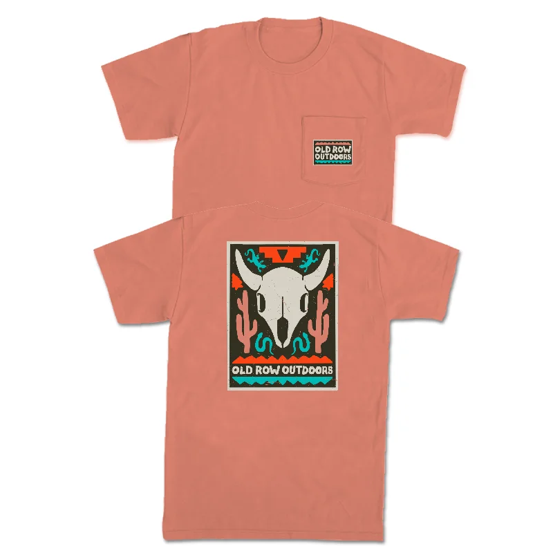 Funny Custom T-Shirt For Friends-Old Row Outdoors Desert Pocket Tee