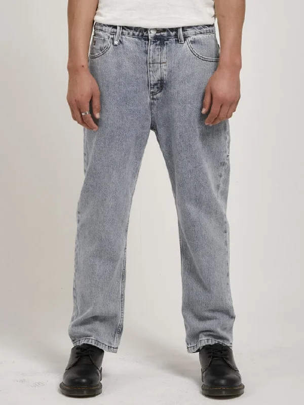 Custom Relaxed Fit Pants For Comfort-Slacker Denim Jean - Garage Blue