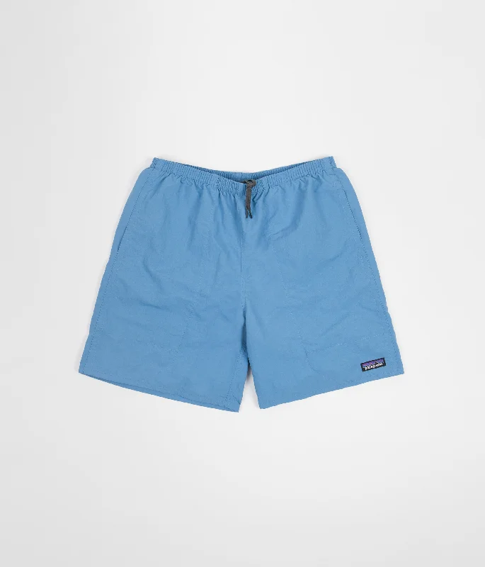 Custom Shorts For Outdoor Work-Patagonia Baggies Longs 7" Shorts - Anacapa Blue