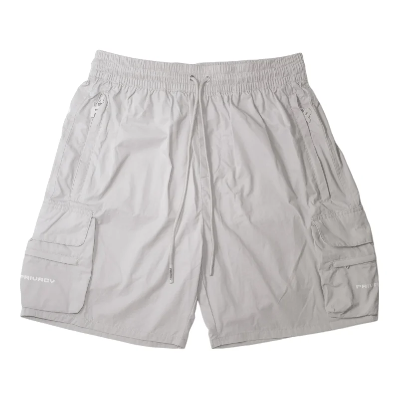 Personalized Basketball Shorts-Luxury Cargo Shorts V2 - Off-White