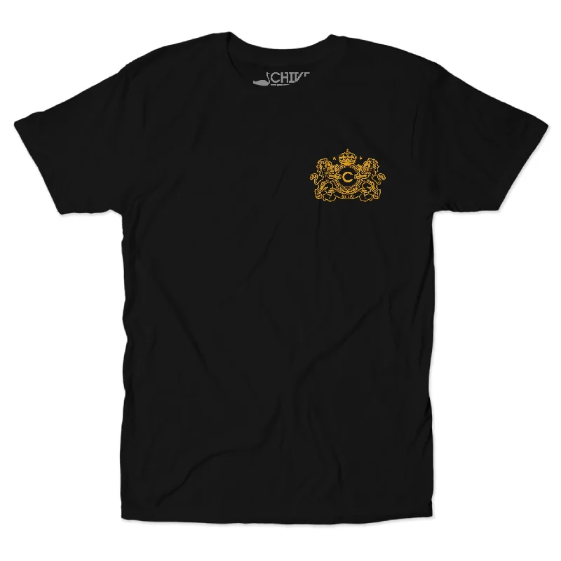 Personalized T-Shirt For Couples Gifts-Lion Crest Members Only Unisex Tee