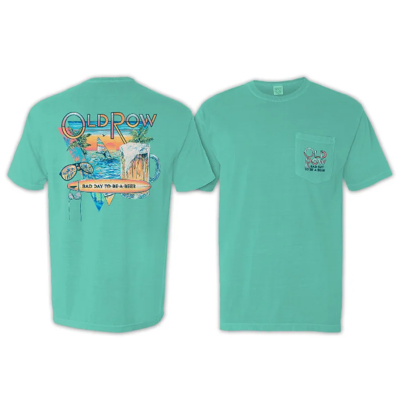 Personalized T-Shirt For Travel Groups-BDTBAB Tropical Pocket Tee