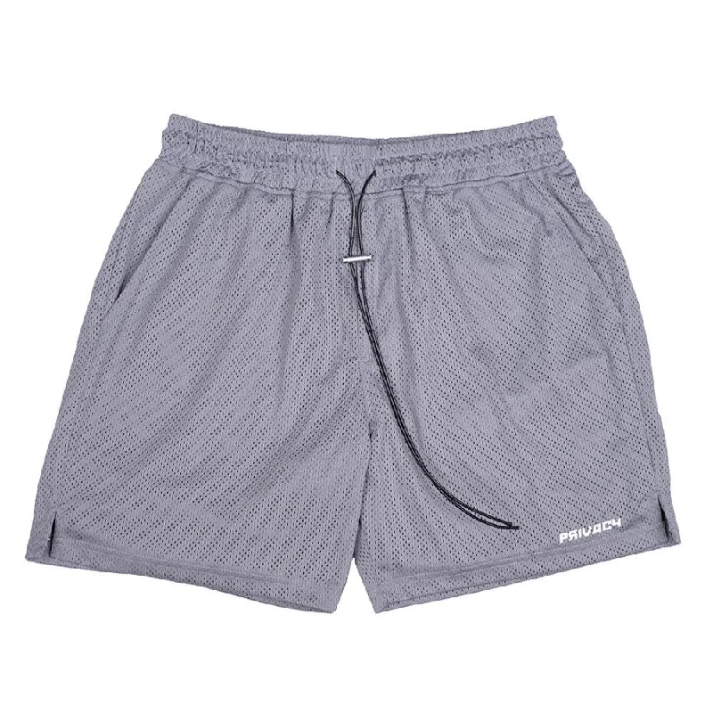 Custom Designed Shorts For Families-Mesh Shorts - Grey