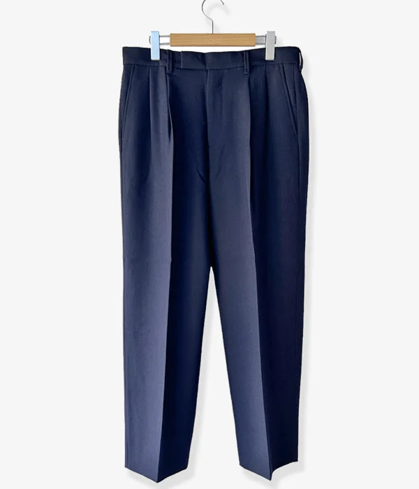 Custom Pants For Sports Fans-WELCOME-RAIN/STRAIGHT TROUSER (NAVY)