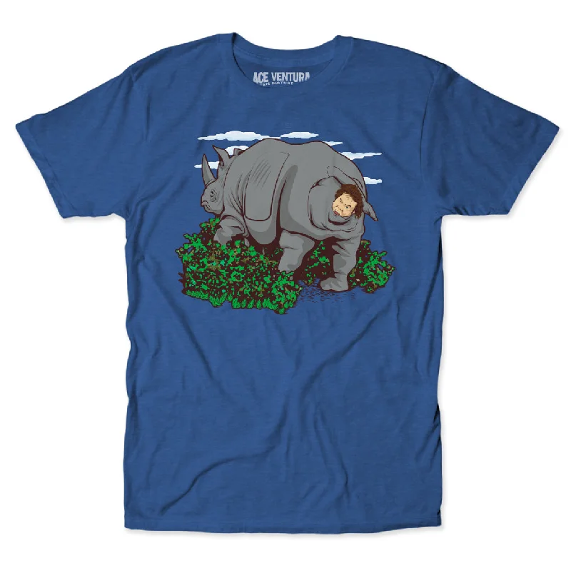 T-Shirt For Custom Art Designs-Kinda Hot In These Rhinos Tee