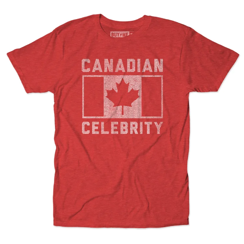 Custom Printed T-Shirt For Businesses-Canadian Celebrity Tee