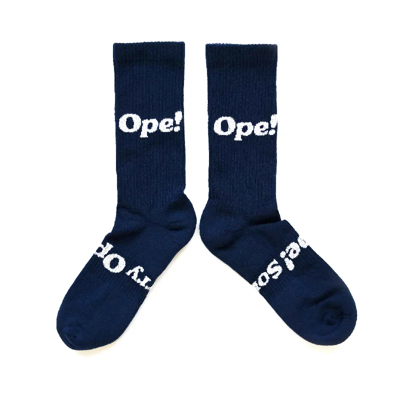 Personalized Socks For Fashion Lovers-'Ope! Sorry' Crew Socks