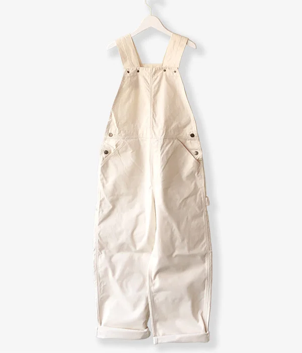 Custom Pants For Comfortable Travel-PHEENY/COTTON DUCK OVERALL(IVORY)