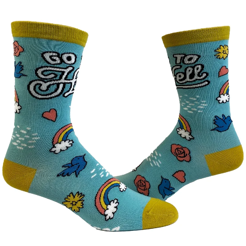 Custom Socks For Spring Events-Womens Go To Hell Socks