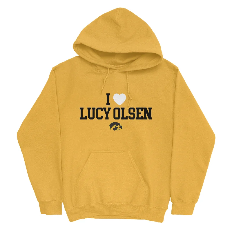 Personalized Hoodies For Relaxing Weekends-EXCLUSIVE RELEASE: I Love Lucy Olsen Gold Hoodie