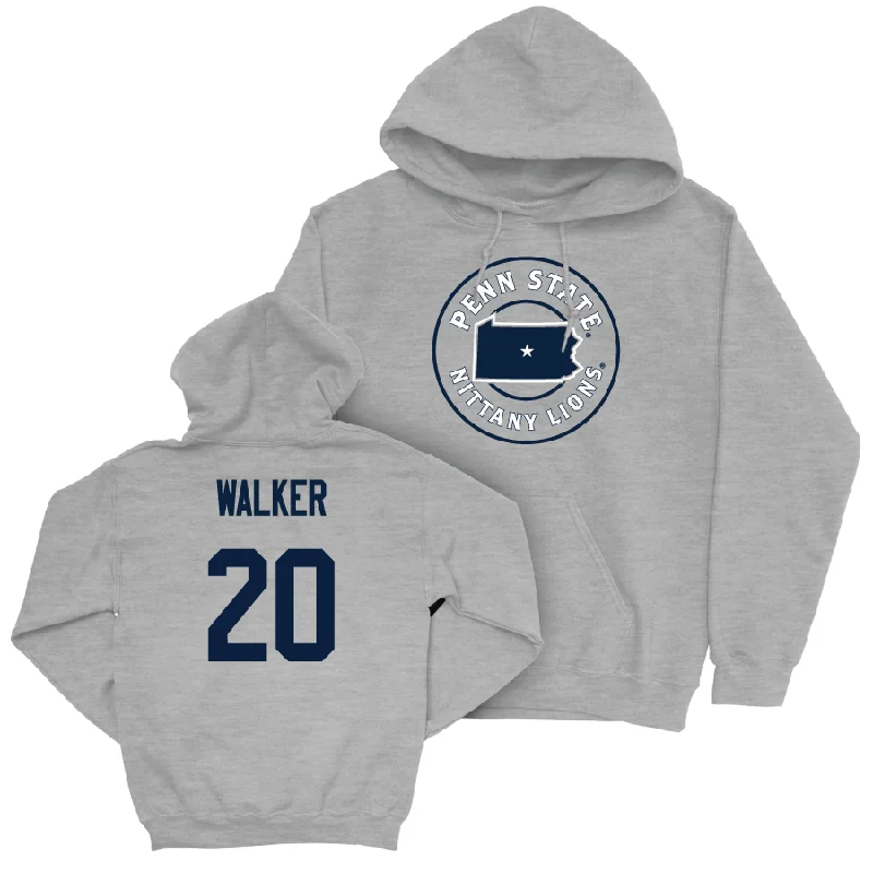 Personalized Hoodies For Gym Sessions-Women's Basketball Sport Grey State Hoodie   - Talayah Walker