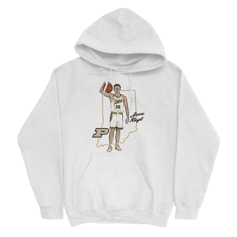 Custom Hoodies For Soccer Fans-EXCLUSIVE RELEASE: Jace Rayl Native White Hoodie