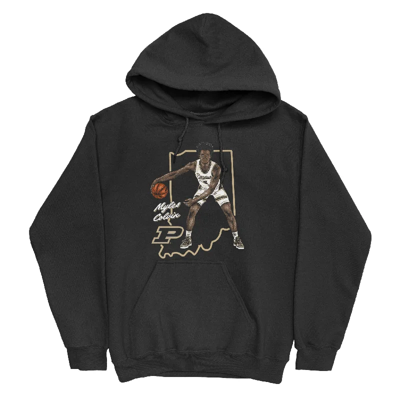 Personalized Hoodies For Trekking-EXCLUSIVE RELEASE: Myles Colvin Native Black Hoodie