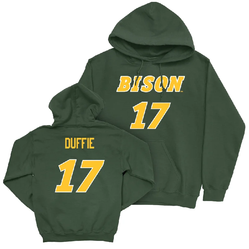 Custom Hoodies For Group Photos-Green Football Player Hoodie - Jailen Duffie