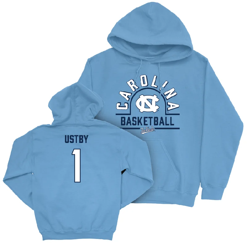 UNC Women's Basketball Carolina Blue Classic Hoodie - Alyssa Ustby