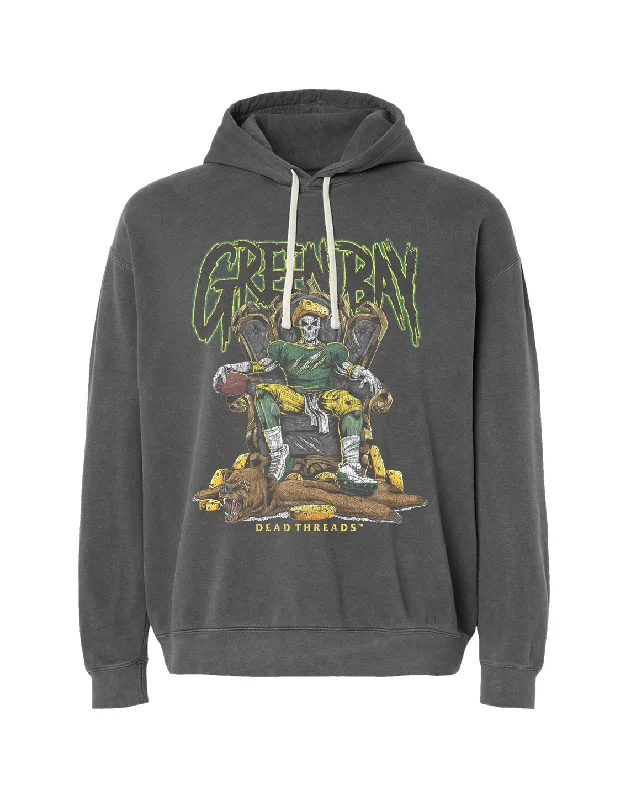 Custom Hoodies For Sporting Events-GREEN BAY FOOTBALL v2 - LIGHTWEIGHT HOODIE