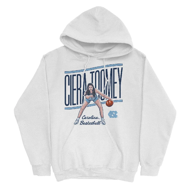 Personalized Hoodies For Sports-EXCLUSIVE RELEASE: Ciera Toomey Cartoon White Hoodie