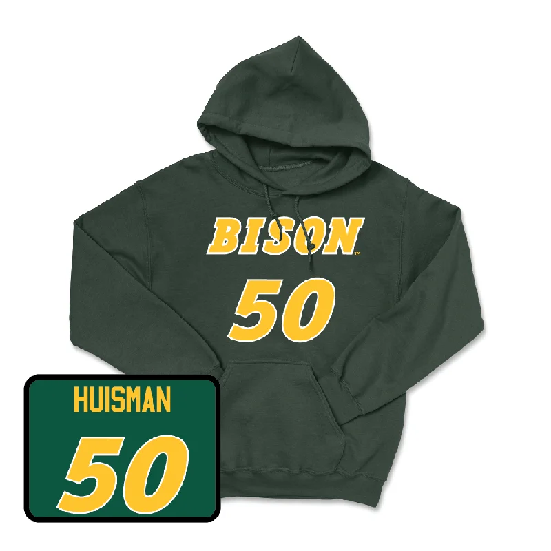 Custom Hoodies For Winter Celebrations-Green Football Player Hoodie - Kody Huisman