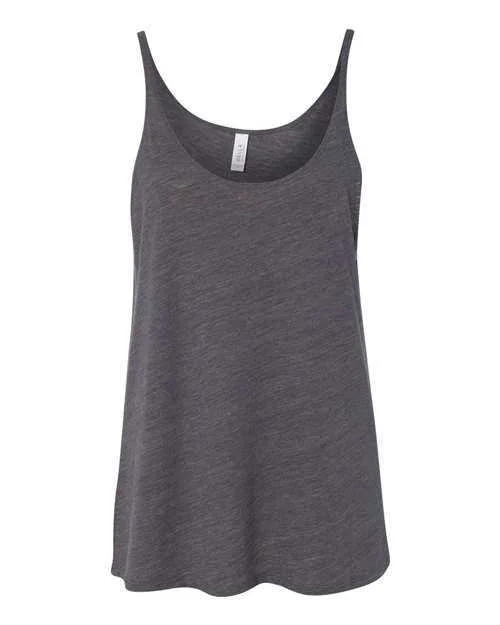 Personalized Tank Tops For Winter Break-Bella + Canvas 8838 Women's Slouchy Tank - Asphalt Slub