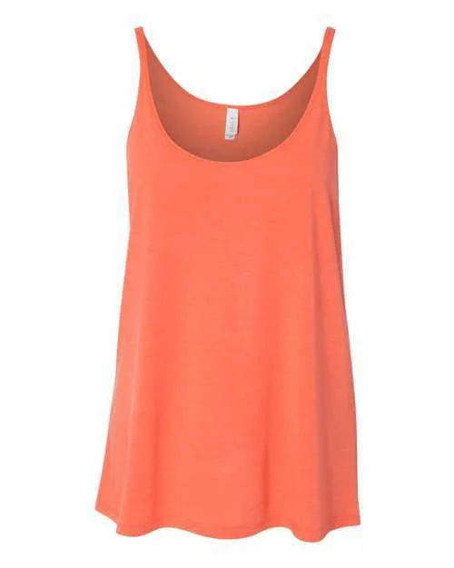 Custom Tank Tops For Beach Parties-Bella + Canvas 8838 Women's Slouchy Tank - Coral