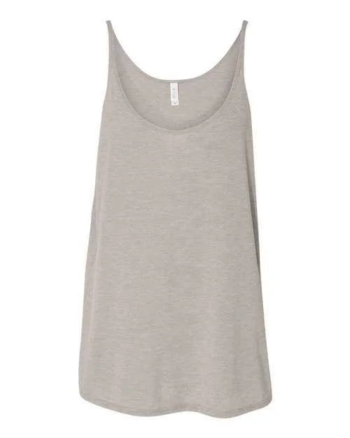 Custom Tank Tops For Family Outings-Bella + Canvas 8838 Women's Slouchy Tank - Heather Stone