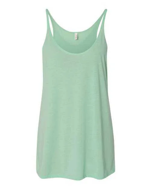 Personalized Tank Tops For Casual Outings-Bella + Canvas 8838 Women's Slouchy Tank - Mint