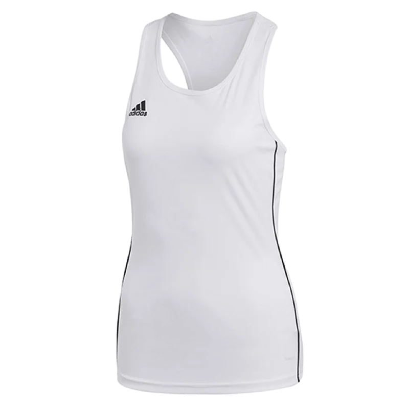 Custom Tank Tops For Workouts-Adidas Core 18 Women's Tank Top