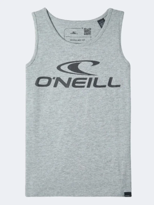 Custom Tank Tops For Holiday Outings-ONeill  Boys Lifestyle Tank Silver Melee