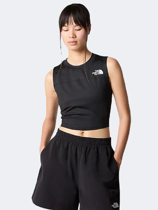 Personalized Tank Tops For Personalized Prints-The North Face Extreme Poly Knit Women Lifestyle Tank Black