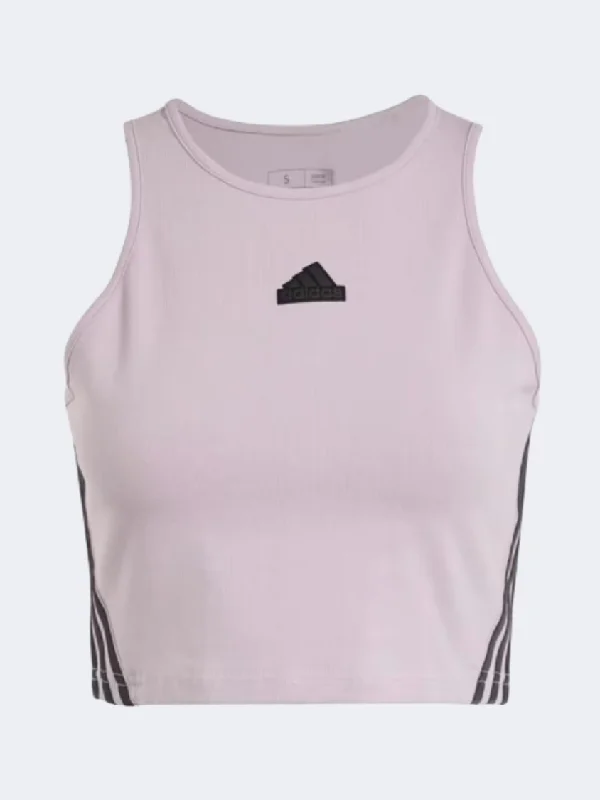 Personalized Tank Tops For Birthday Gifts-Adidas Future Icons 3S Women Sportswear Tank Preloved Fig