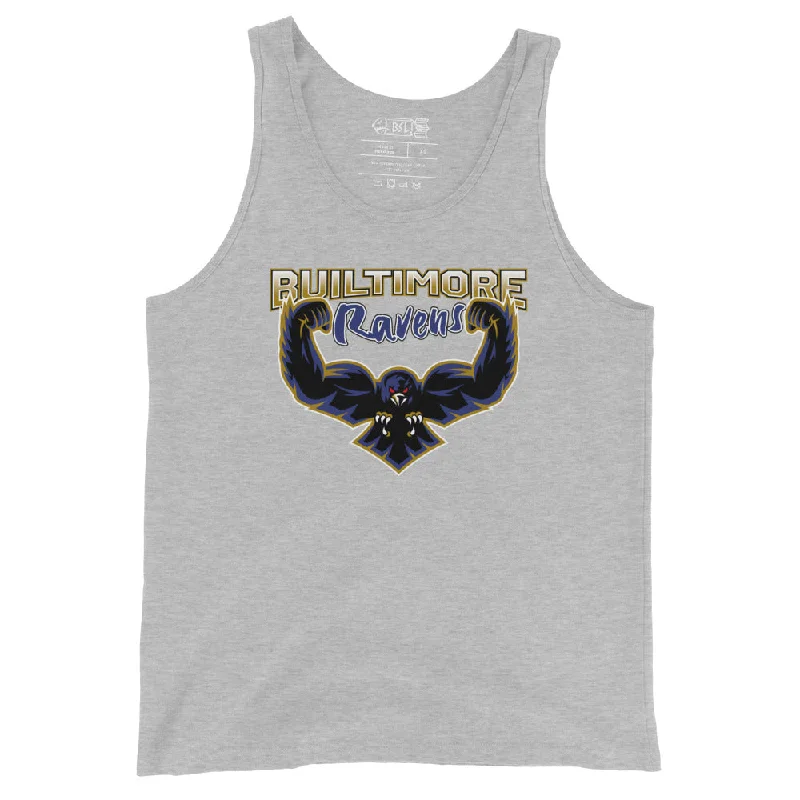 Custom Tank Tops For College Events-Builtimore Ravens Tank Top