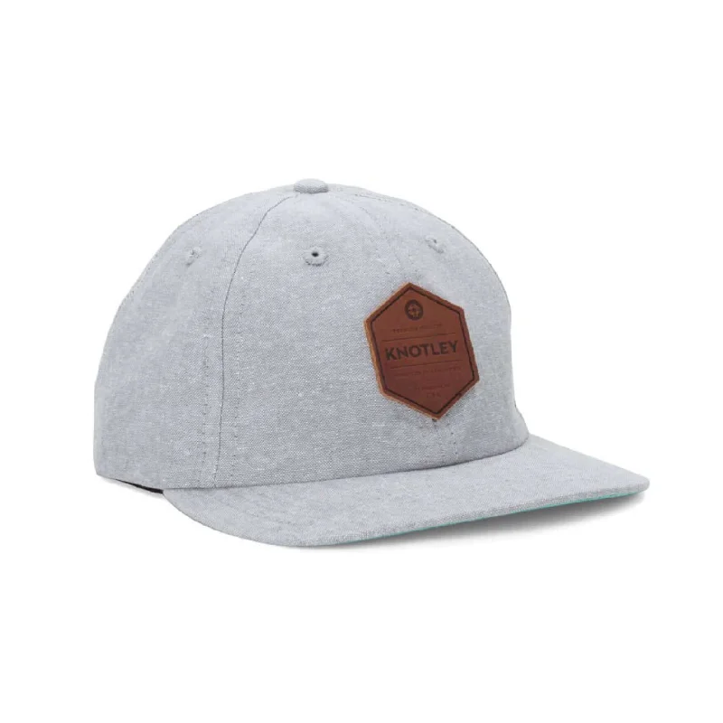 Custom Hats For Beach Parties-Knotley Hex Relaxed Cap