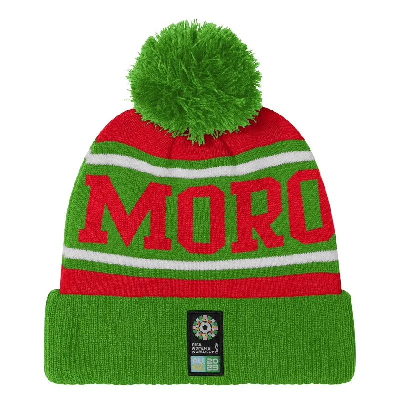 Custom Hats For Spring Fashion-Morocco Cuffed Pom Beanie (7KIMO7A48-MOR)