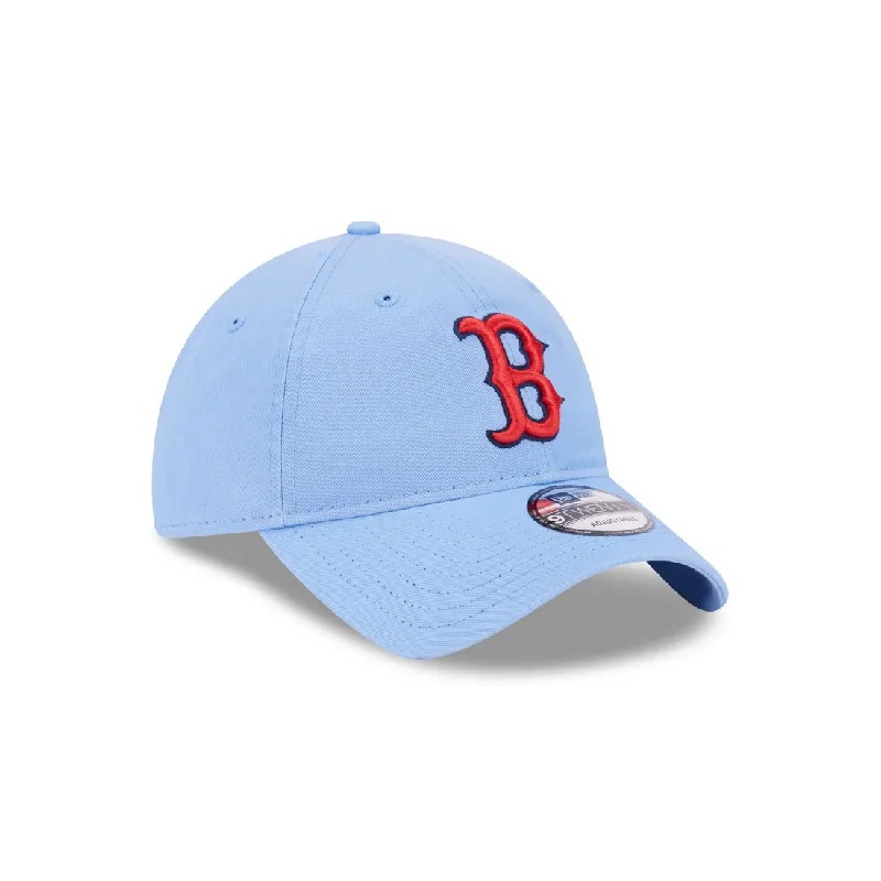 Personalized Summer Hats-New Era Boston Red Sox Core Classic 2.0 9Twenty Adjustable Hat-Sky Blue